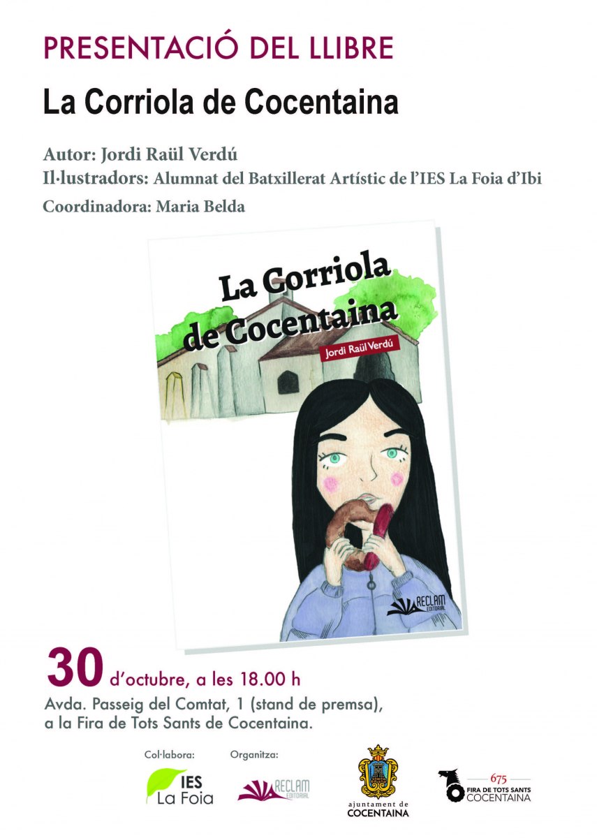 La Fira de Cocentaina acollirà la presentació d'un llibre infantil sobre ‘La Corriola’